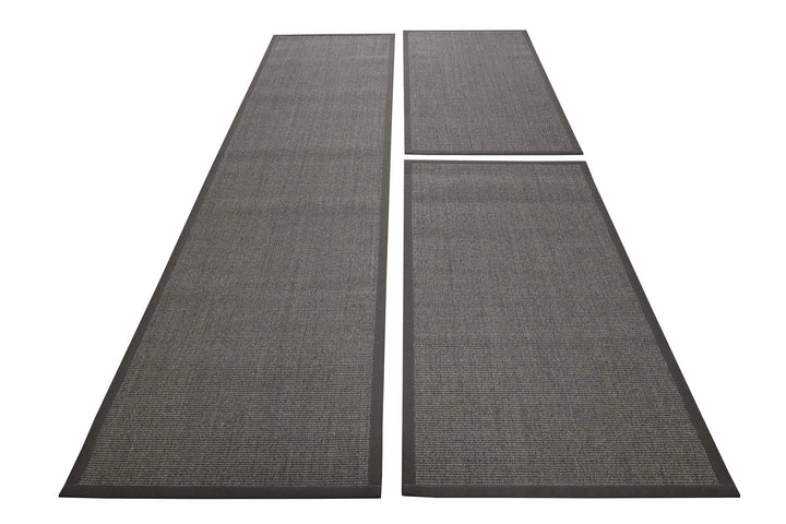 Ansgar Teppich grau Kurzflor rechteckig