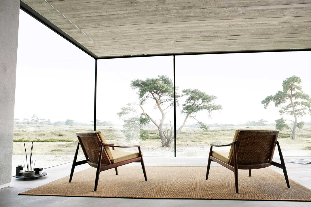 Ansgar Teppich beige Kurzflor rechteckig