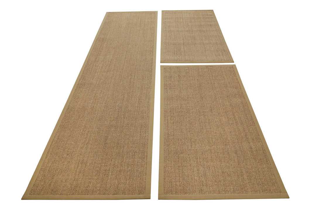 Ansgar Teppich beige Kurzflor rechteckig