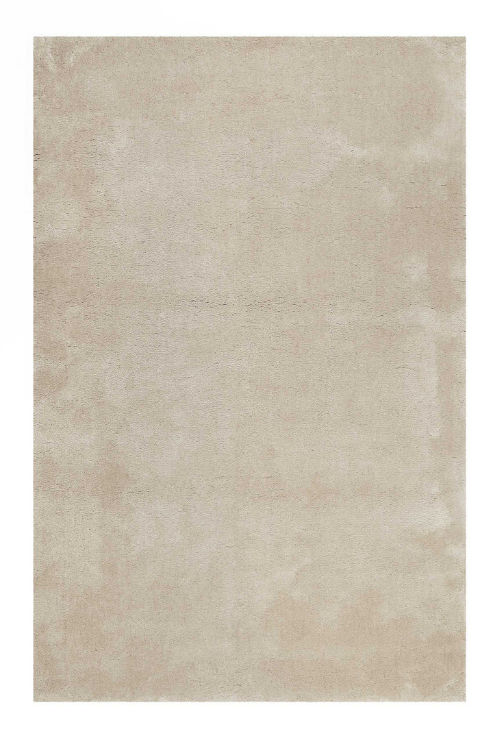 Emilia Teppich beige Hochflor rechteckig