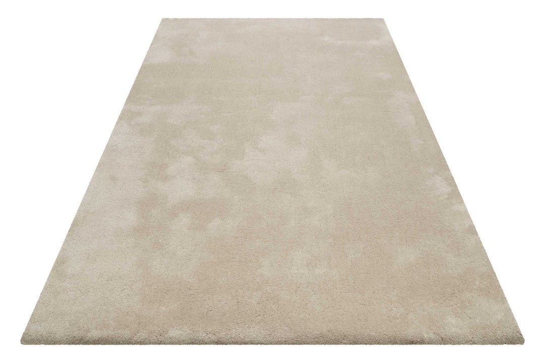 Emilia Teppich beige Hochflor rechteckig