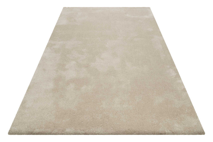 Emilia Teppich beige Hochflor rechteckig