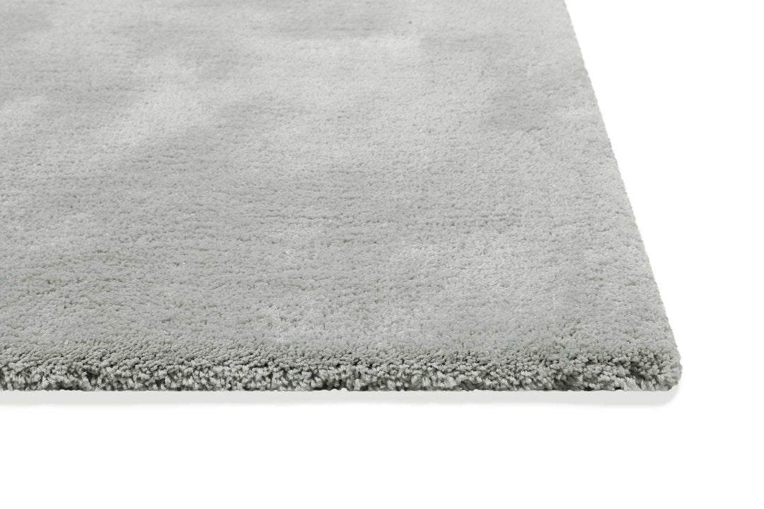 Emilia Teppich hellgrau Hochflor rechteckig