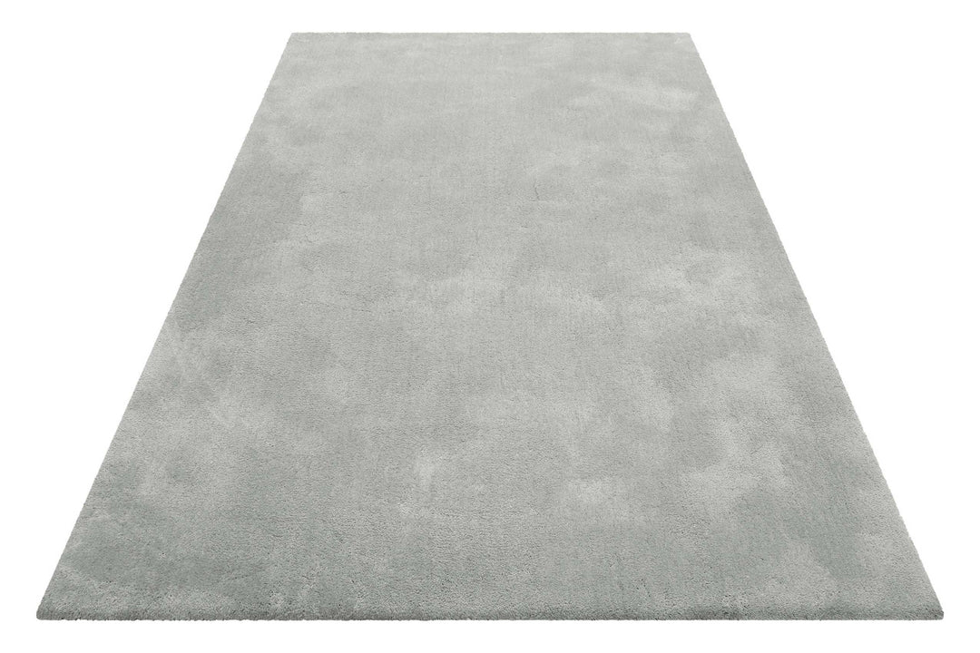 Emilia Teppich hellgrau Hochflor rechteckig