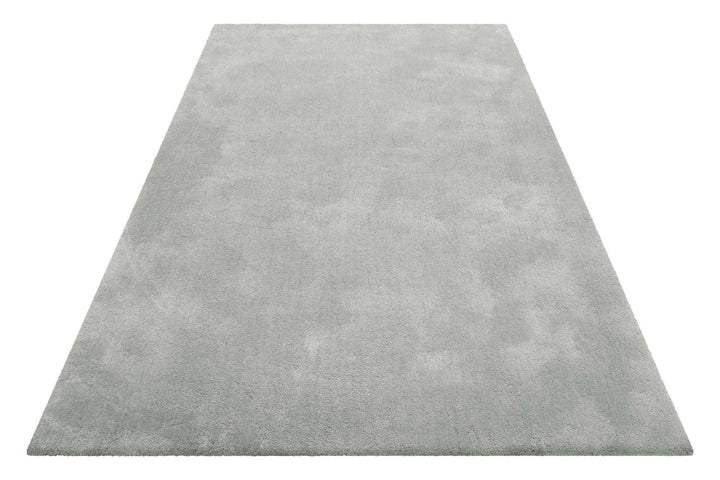 Emilia Teppich hellgrau Hochflor rechteckig