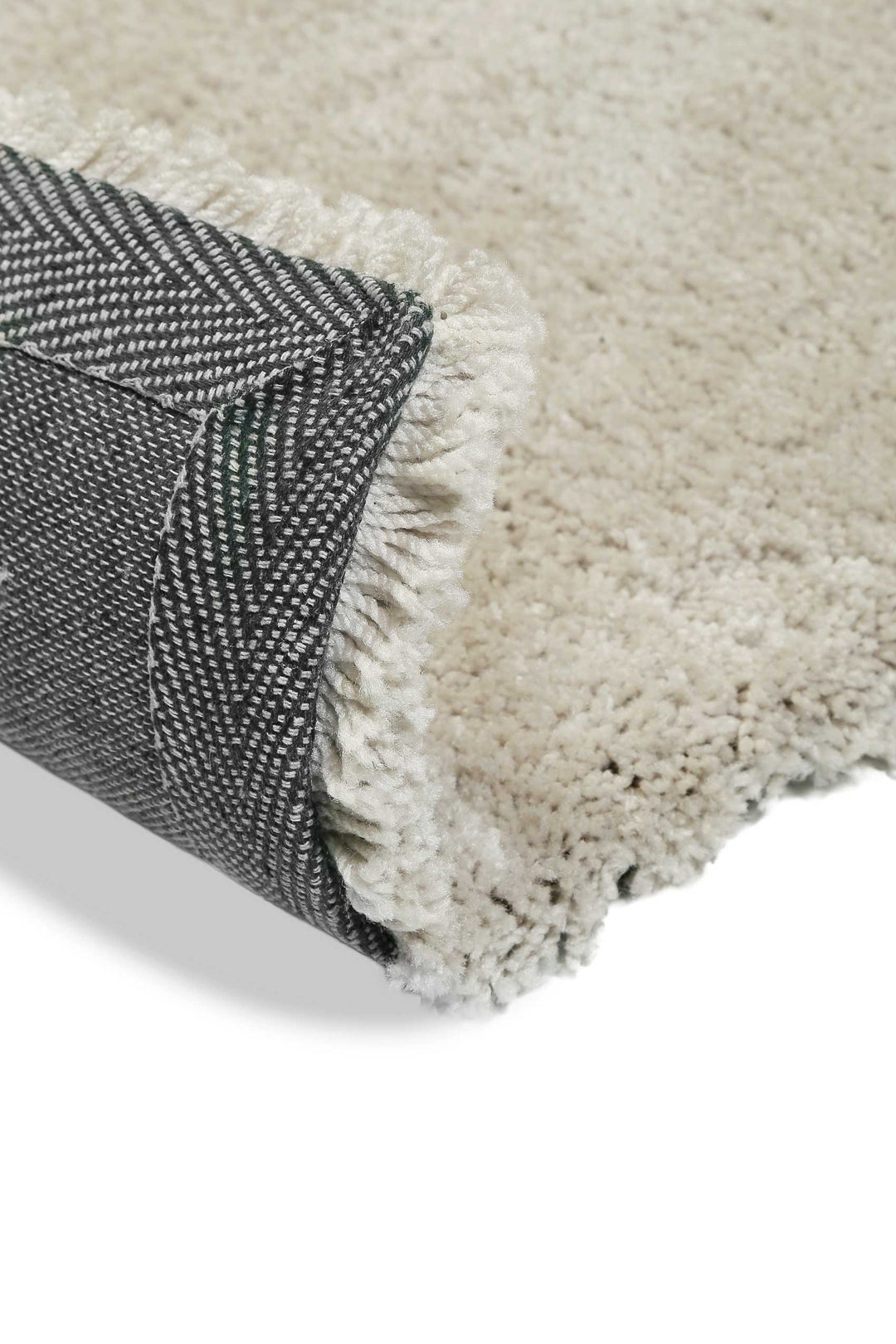 Emilia Teppich creme beige Hochflor rechteckig