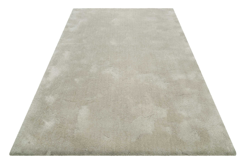Emilia Teppich creme beige Hochflor rechteckig