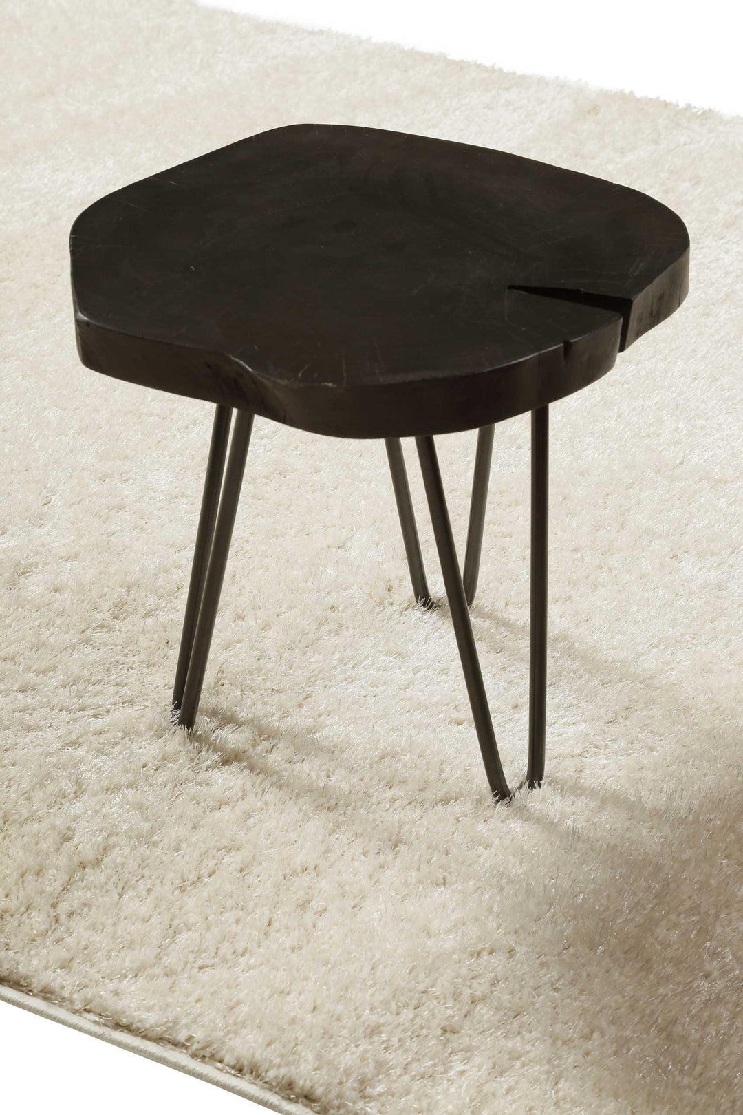 Fanny Teppich creme weiß Hochflor rechteckig