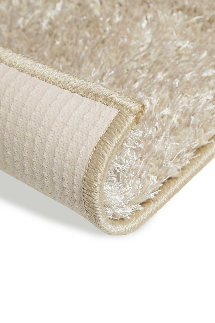 Fanny Teppich sand beige Hochflor rechteckig