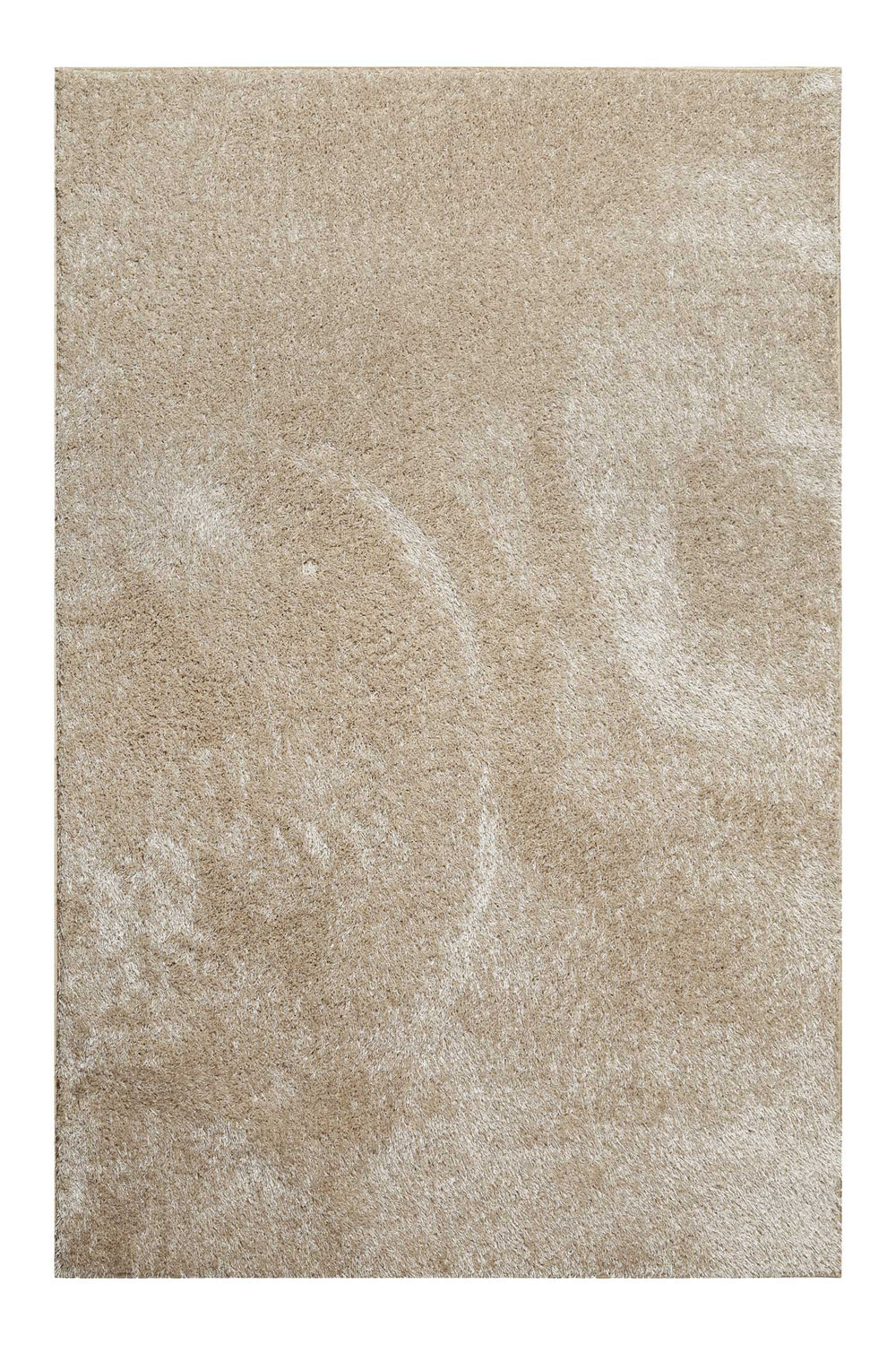 Fanny Teppich sand beige Hochflor rechteckig