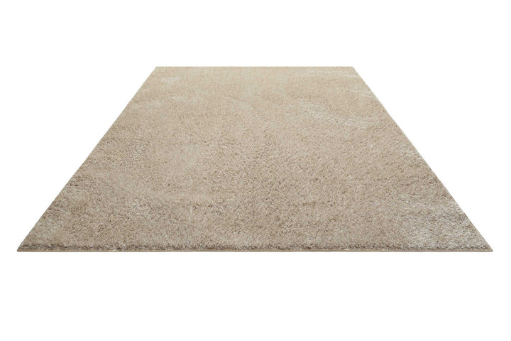 Fanny Teppich sand beige Hochflor rechteckig