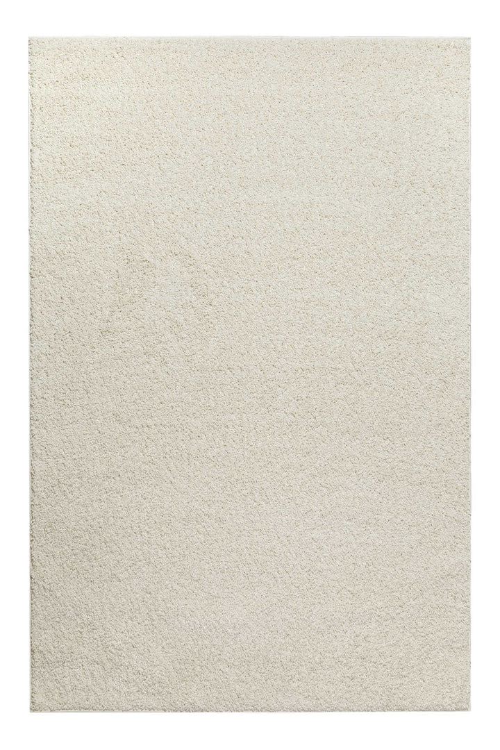 Greta Teppich creme weiß Hochflor rechteckig