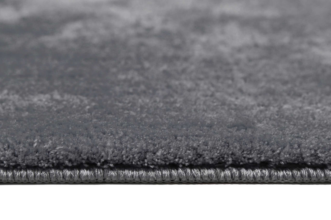 Joris Badteppich grau Kurzflor rechteckig
