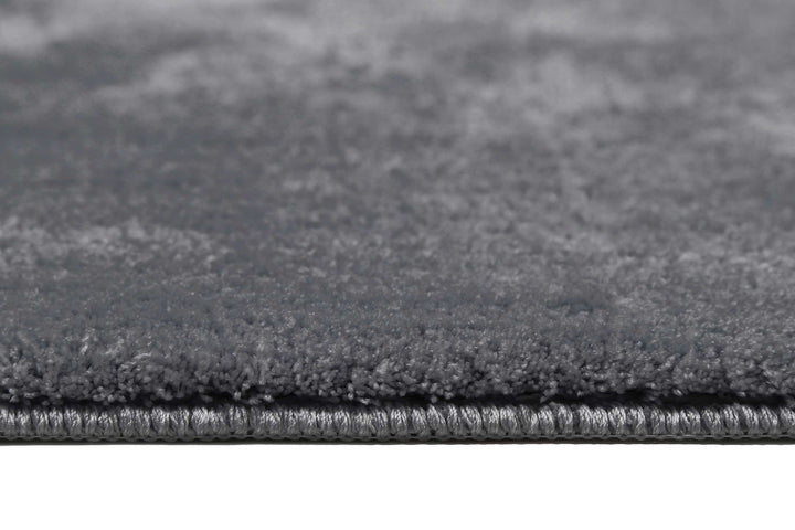 Joris Badteppich grau Kurzflor rechteckig