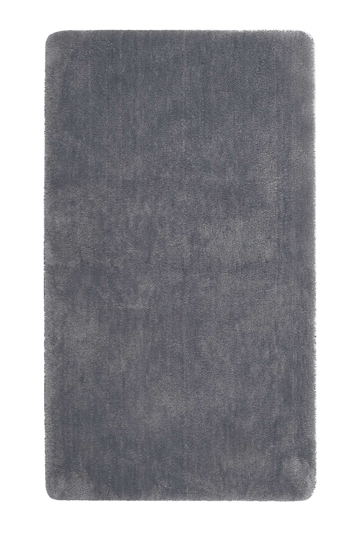 Joris Badteppich grau Kurzflor rechteckig