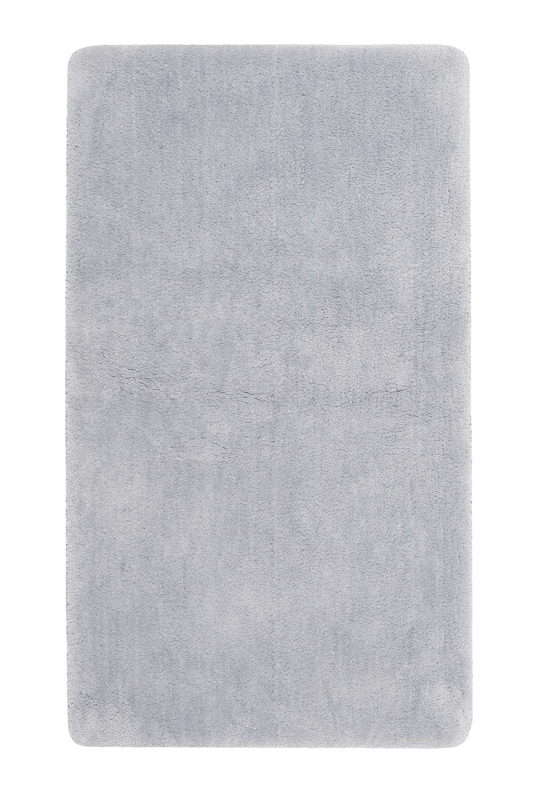 Joris Badteppich hellgrau Kurzflor rechteckig