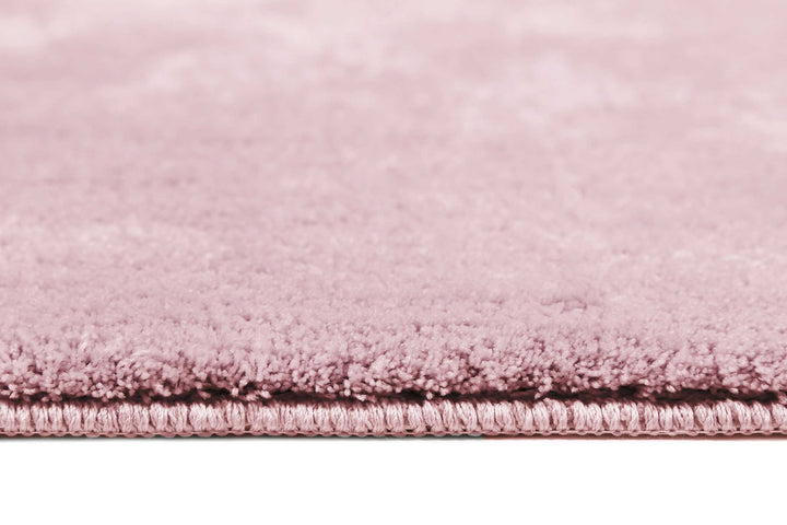 Joris Badteppich rosa Kurzflor rechteckig