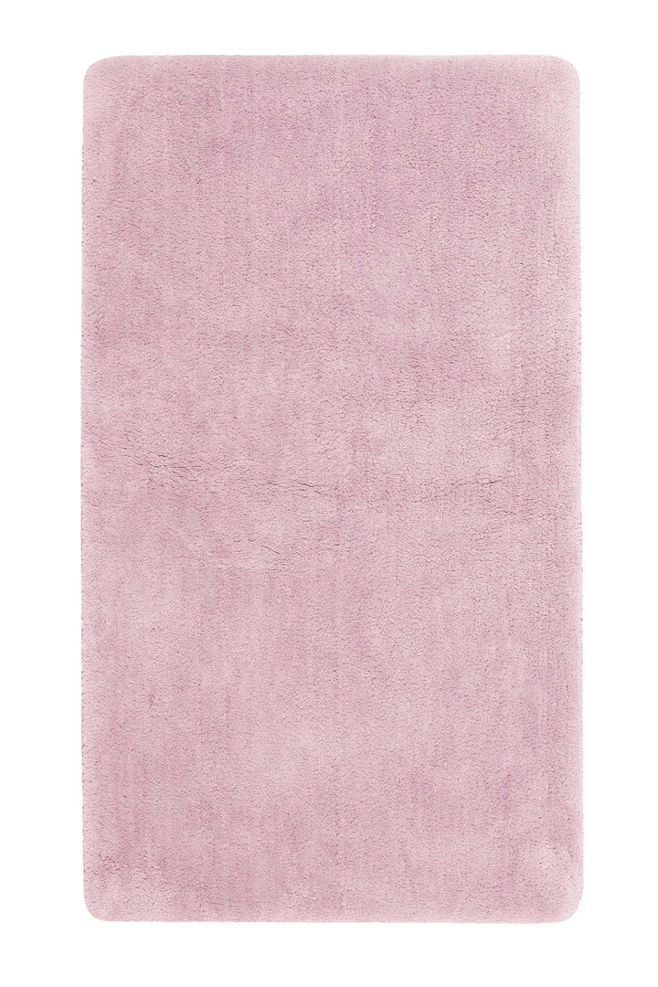 Joris Badteppich rosa Kurzflor rechteckig