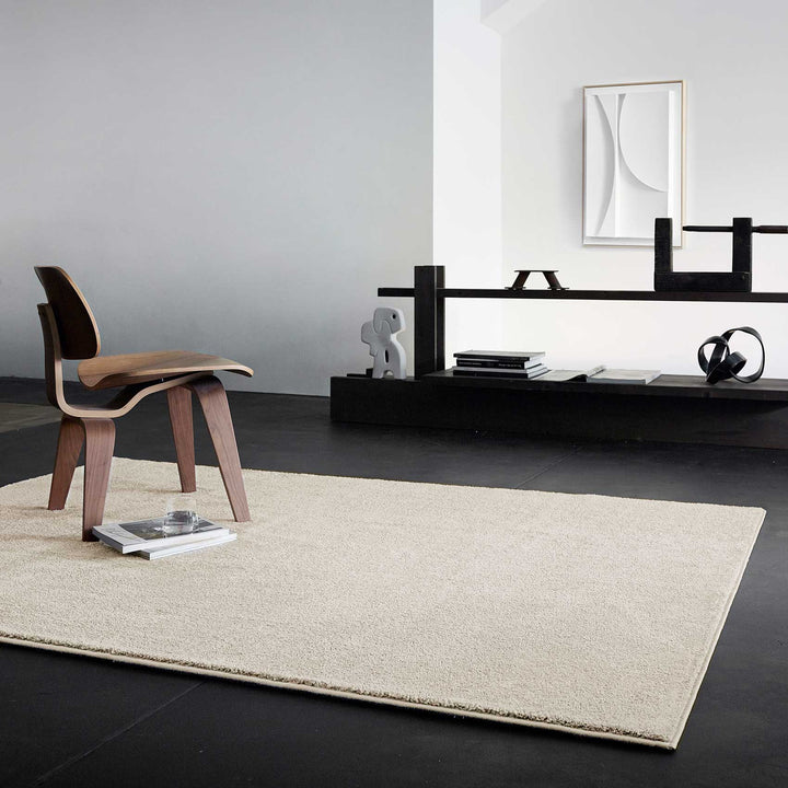 Lotta Teppich beige Kurzflor rechteckig