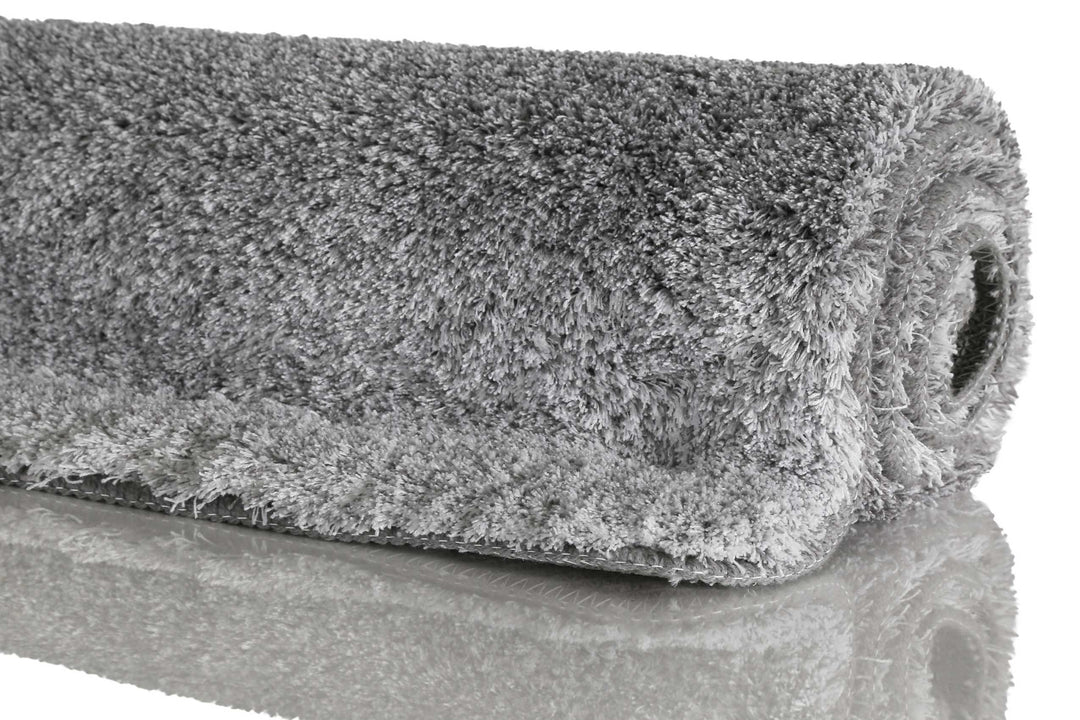 Luuk Badteppich kieselgrau Hochflor rechteckig