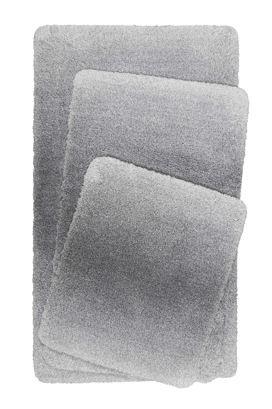 Luuk Badteppich kieselgrau Hochflor rechteckig