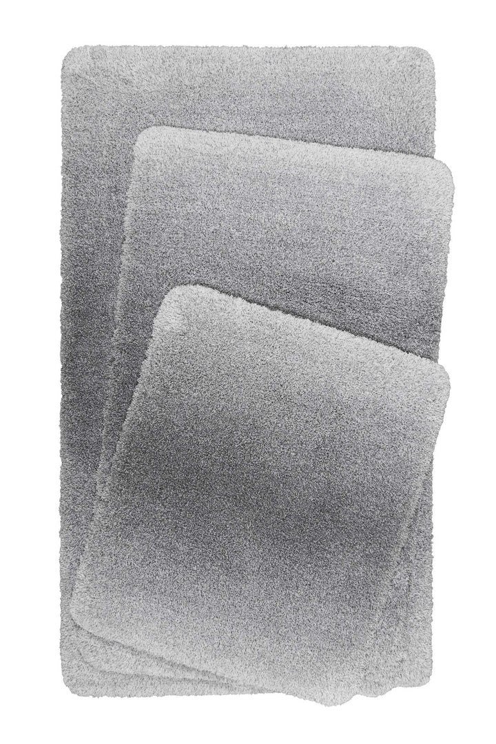 Luuk Badteppich kieselgrau Hochflor rechteckig