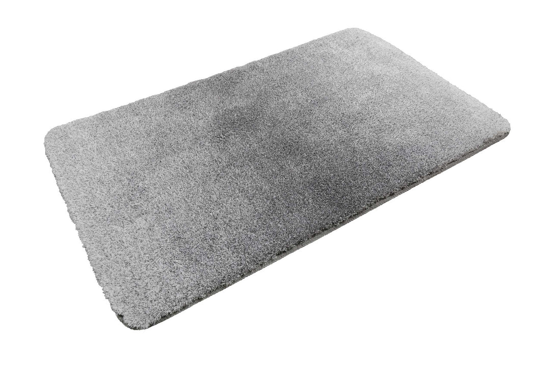 Luuk Badteppich kieselgrau Hochflor rechteckig