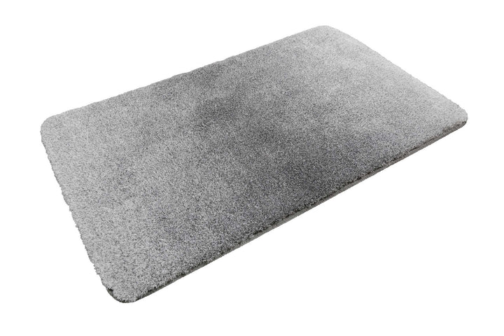 Luuk Badteppich kieselgrau Hochflor rechteckig