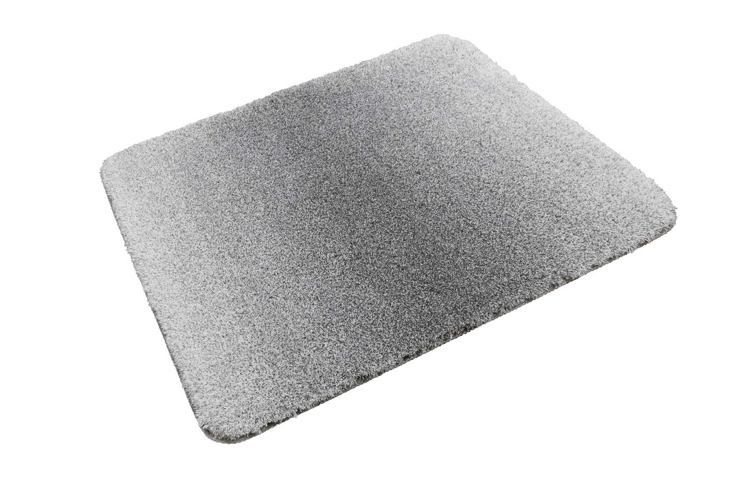 Luuk Badteppich kieselgrau Hochflor rechteckig