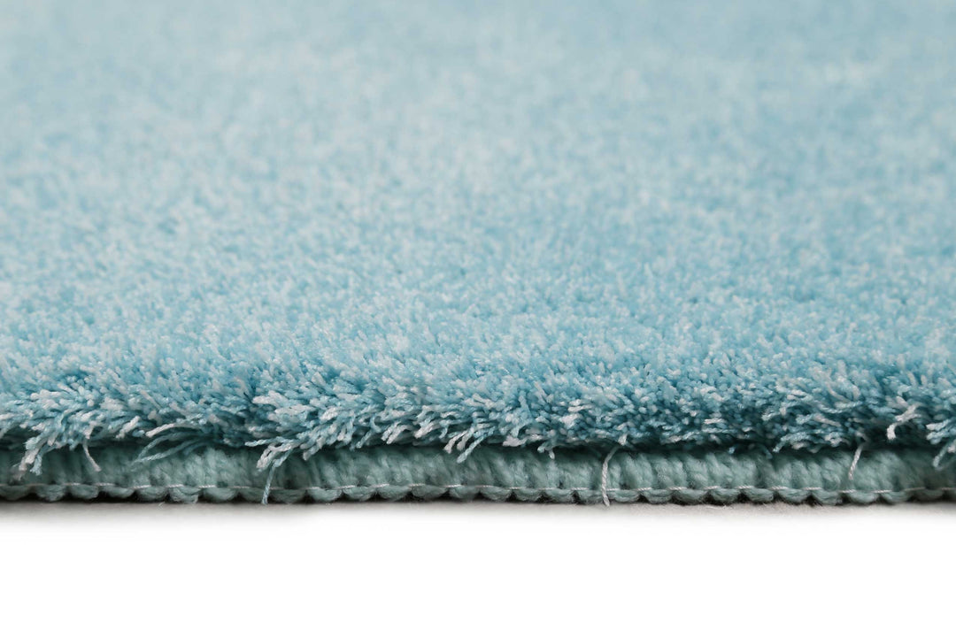 Luuk Badteppich türkis Hochflor rechteckig