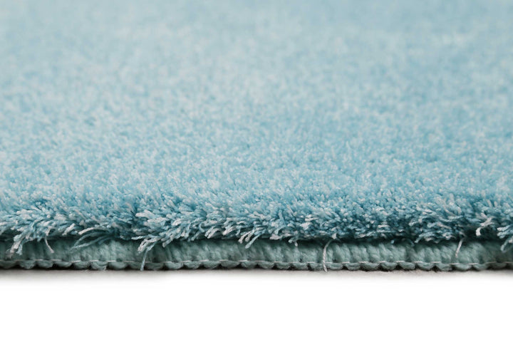 Luuk Badteppich türkis Hochflor rechteckig