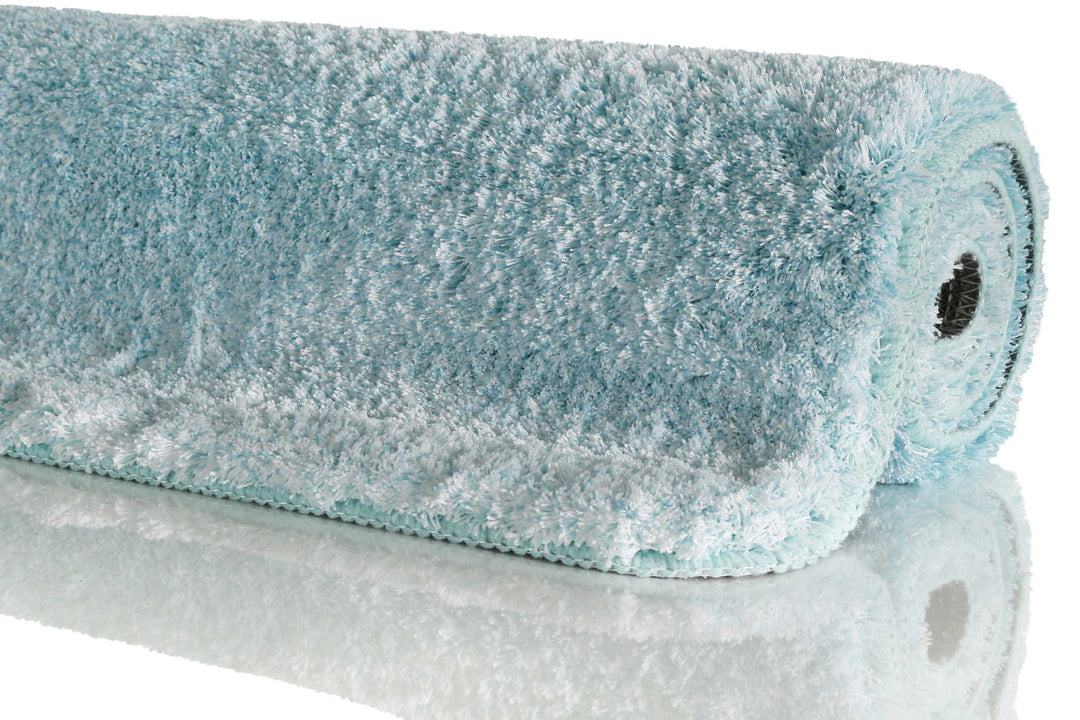 Luuk Badteppich türkis Hochflor rechteckig