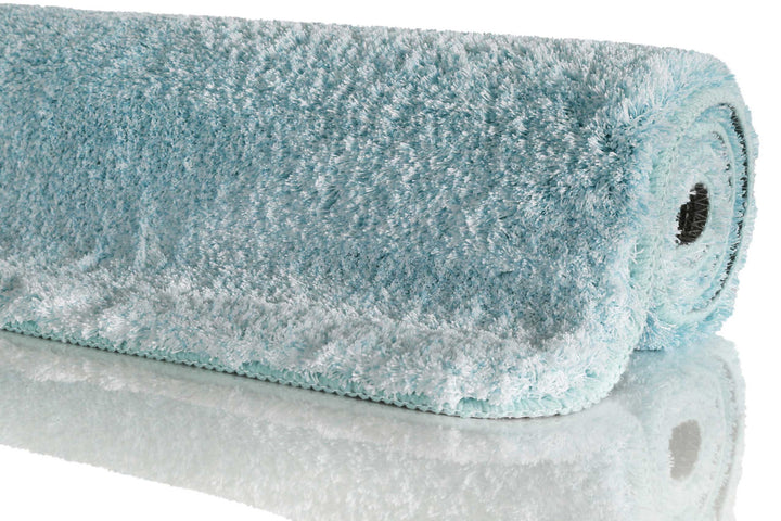 Luuk Badteppich türkis Hochflor rechteckig