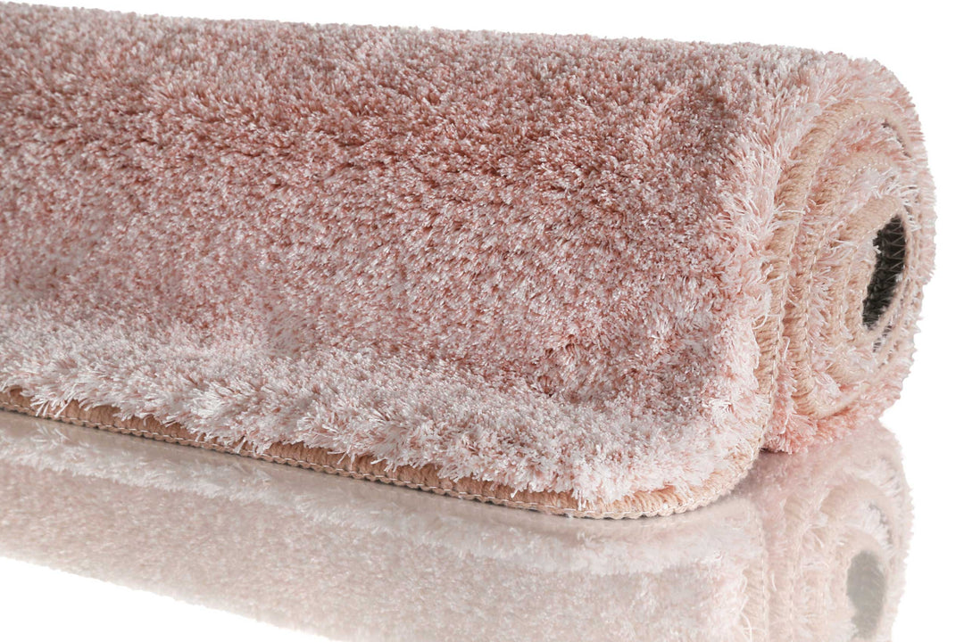Luuk Badteppich rose Hochflor rechteckig