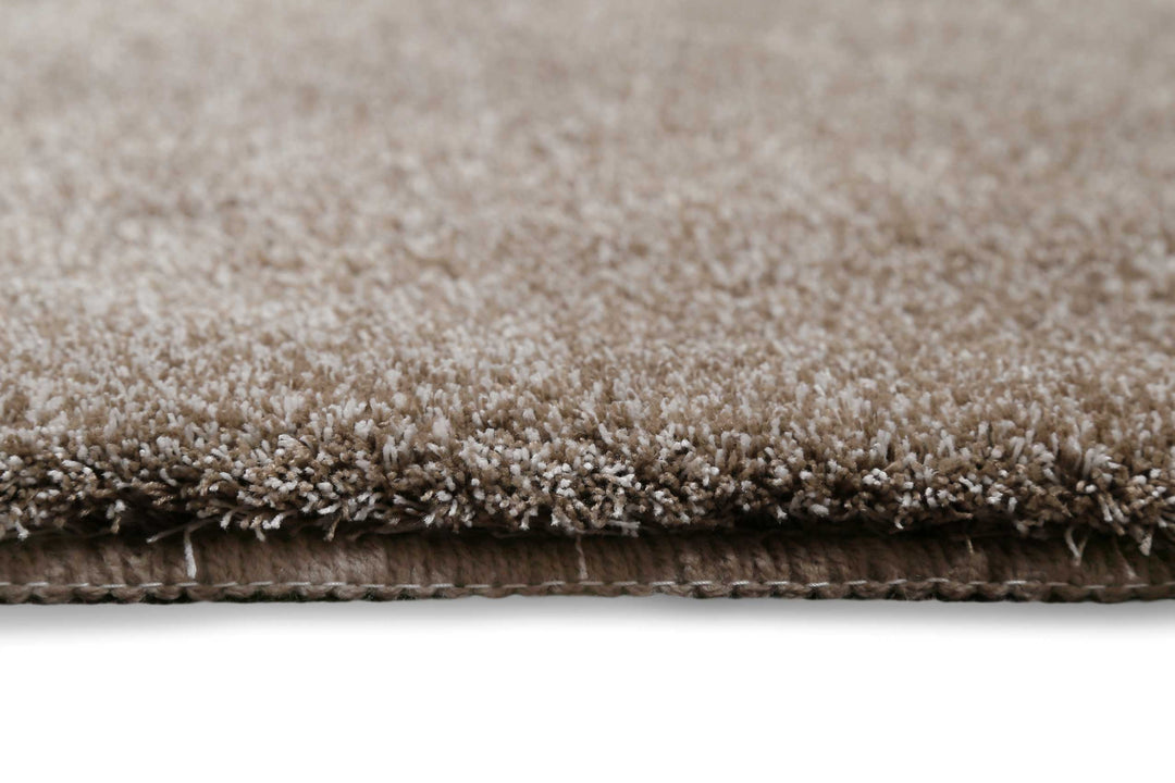 Luuk Badteppich taupe Hochflor rechteckig