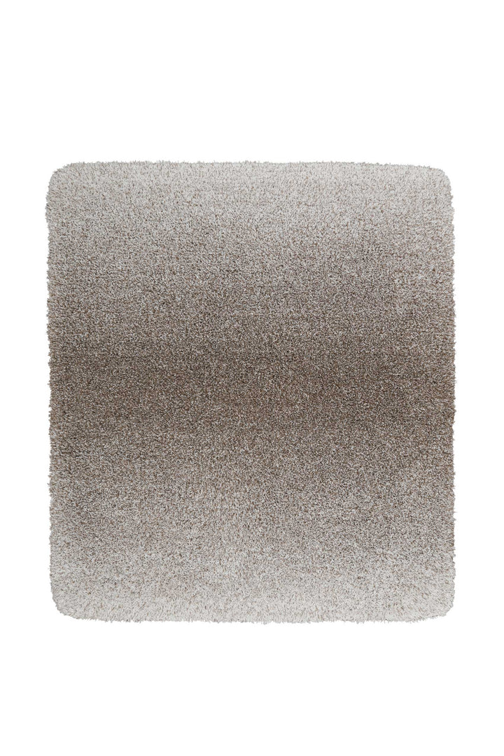 Luuk Badteppich taupe Hochflor rechteckig