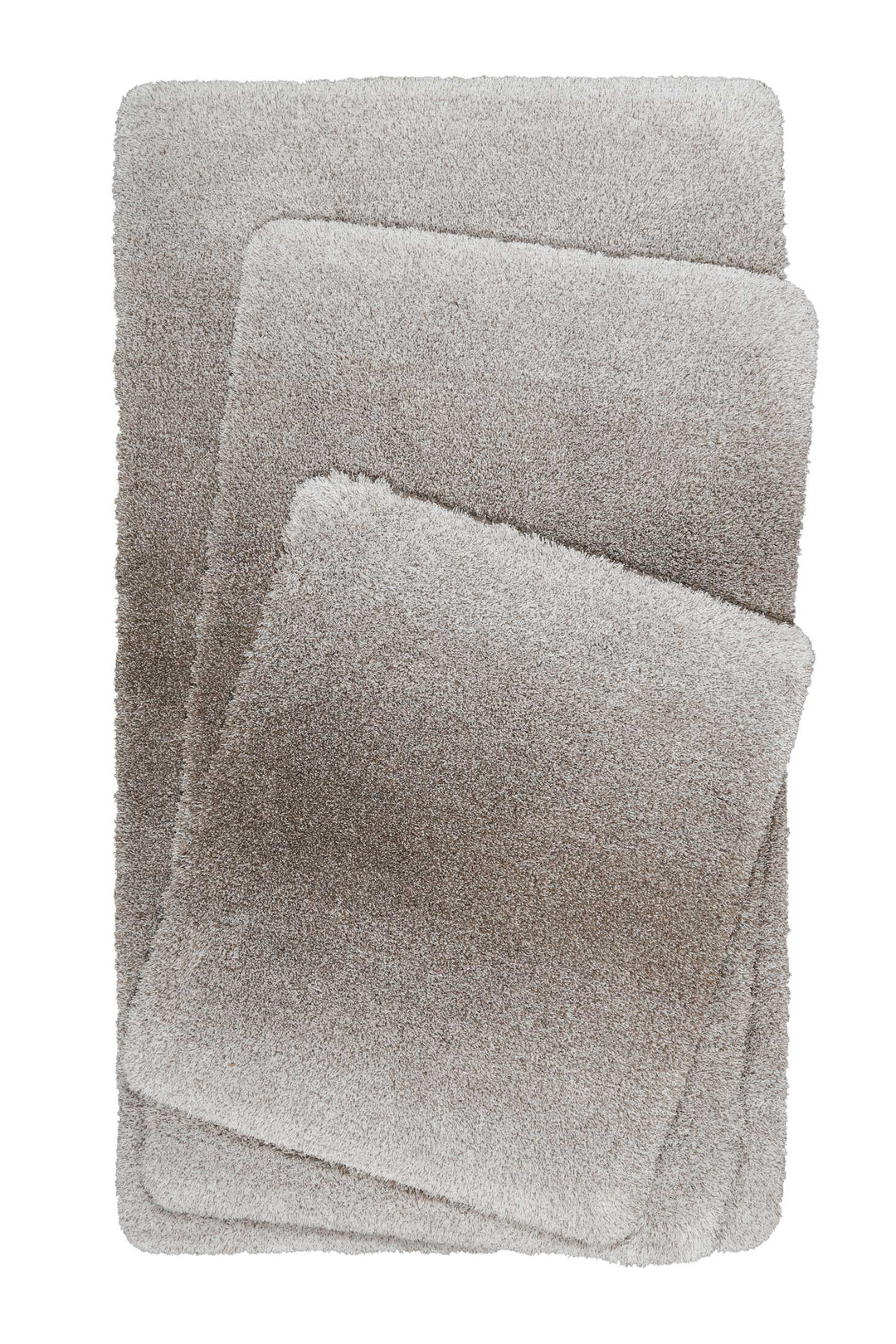 Luuk Badteppich taupe Hochflor rechteckig