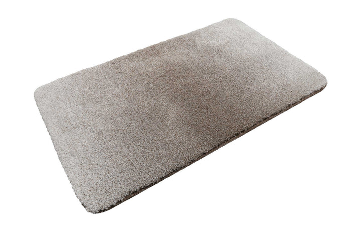 Luuk Badteppich taupe Hochflor rechteckig