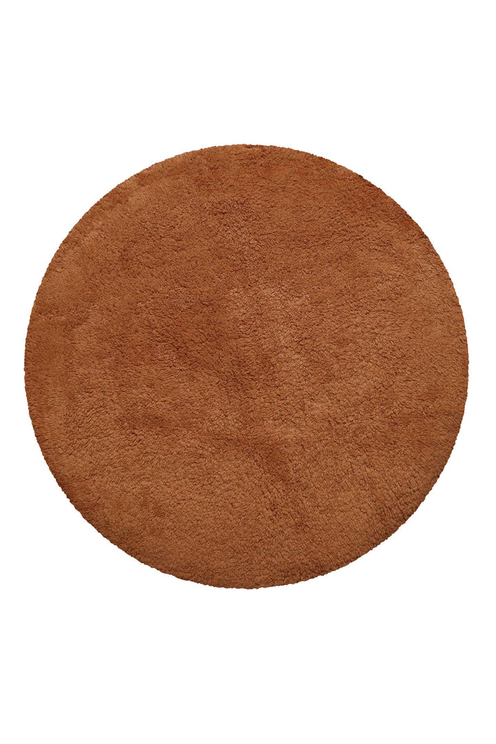 Ole Badteppich terracotta Kurzflor rund