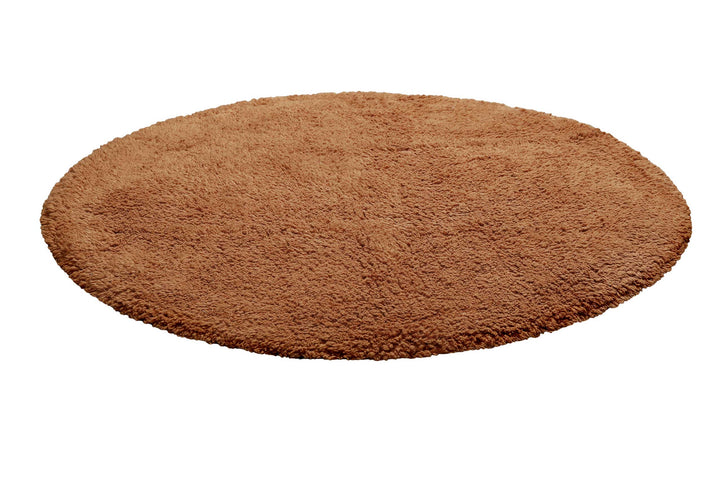 Ole Badteppich terracotta Kurzflor rund