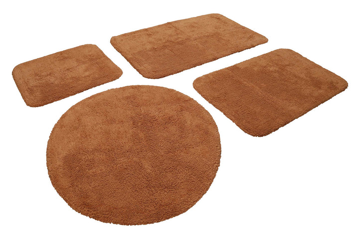 Ole Badteppich terracotta Kurzflor rechteckig