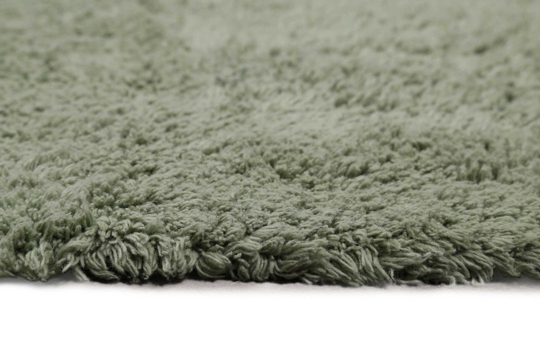 Ole Badteppich grün Kurzflor rechteckig