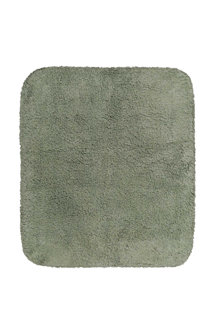 Ole Badteppich grün Kurzflor rechteckig