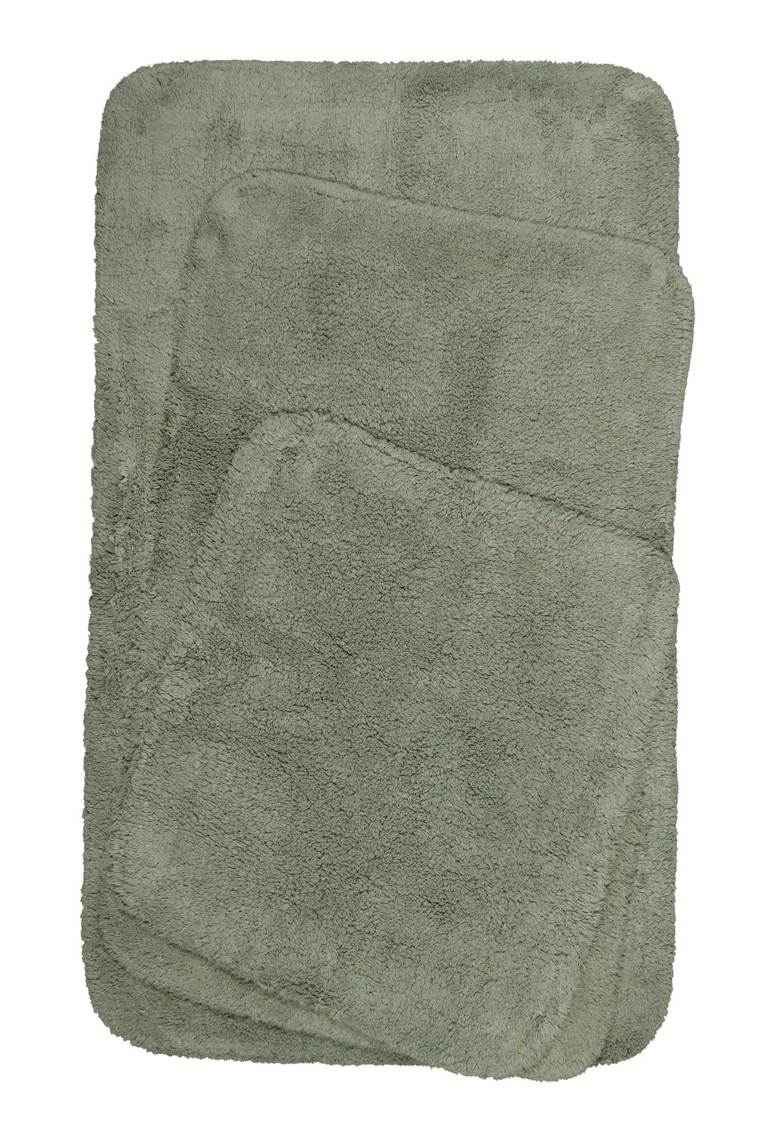 Ole Badteppich grün Kurzflor rechteckig