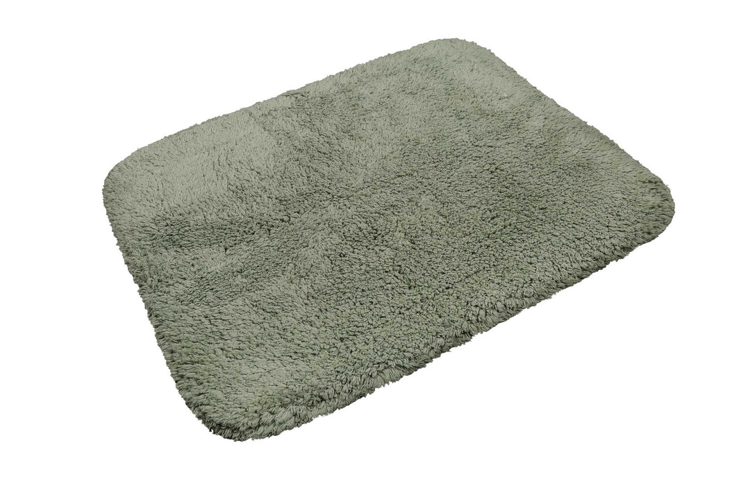 Ole Badteppich grün Kurzflor rechteckig