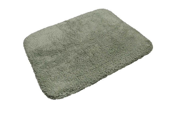 Ole Badteppich grün Kurzflor rechteckig