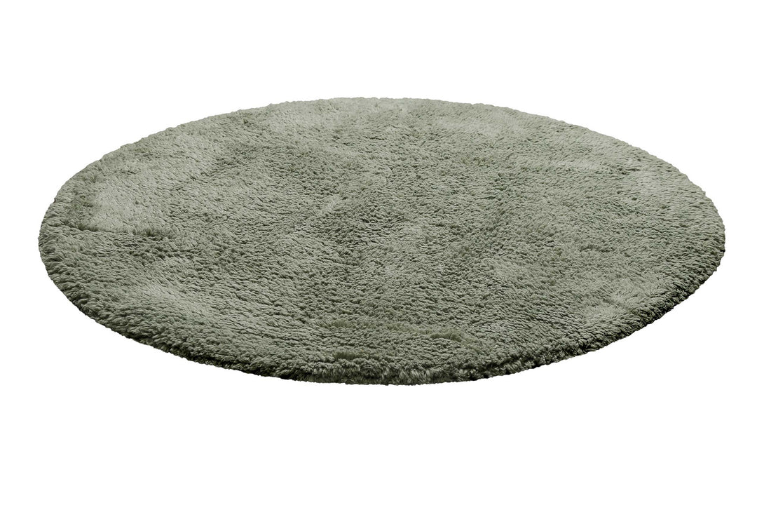 Ole Badteppich grün Kurzflor rund