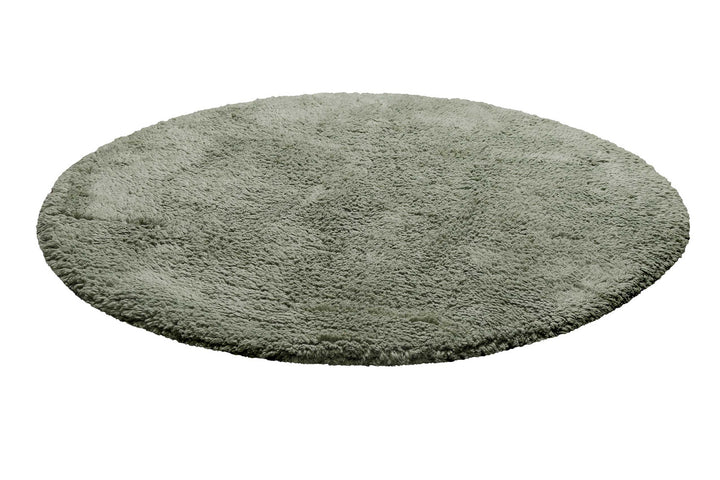 Ole Badteppich grün Kurzflor rund
