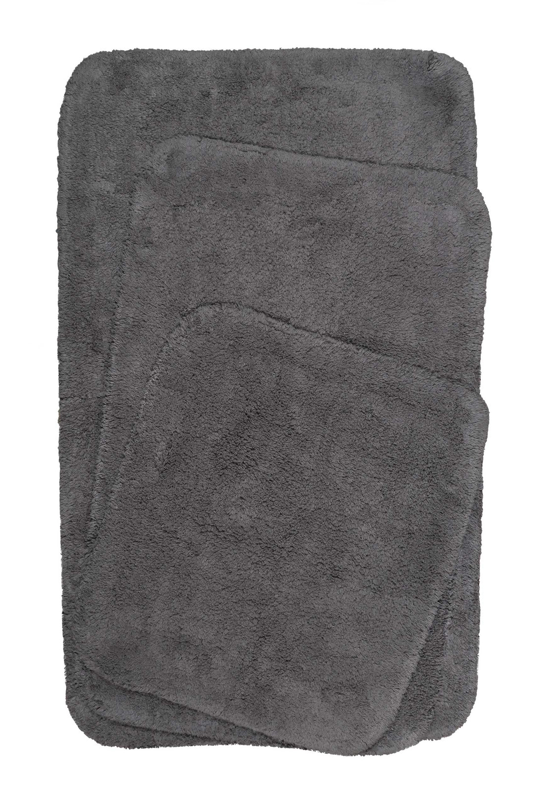 Ole Badteppich grau Kurzflor rechteckig