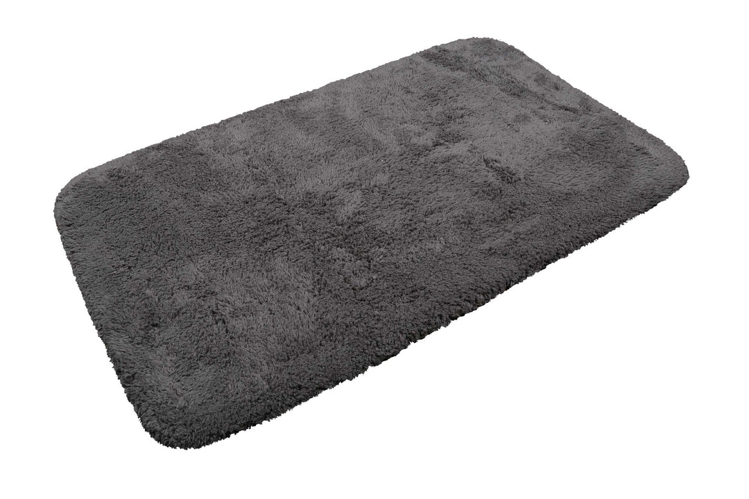 Ole Badteppich grau Kurzflor rechteckig